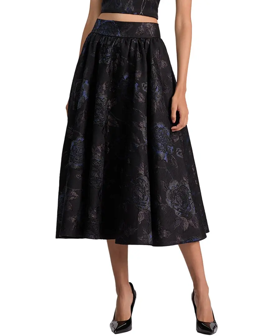 alice + olivia Nilda Voluminous Midi Skirt