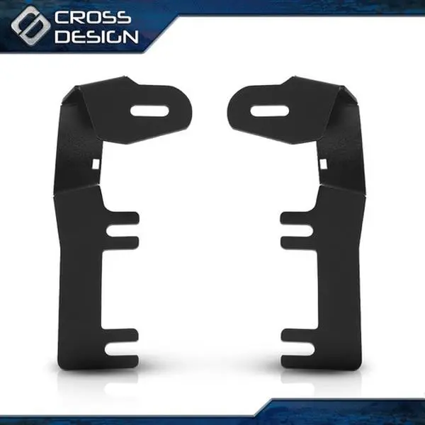CROSSDESIGN Metal Hood Ditch LED Mount Bracket, Automotive Decorative Lighting, Fits 2014-2019 Silverado/Sierra/Tahoe