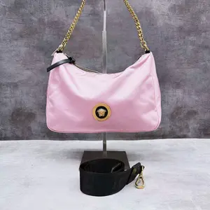 Pre-owned VERSACE Canvas Shoulder Bags 7.8'' R2589 Shoulder Bag C1897070715 0408 T3 Mia