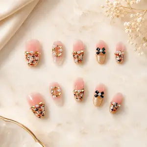 Toffee Press-on Nails, Beauty & Personal Care Nail Art Decoration Accessory