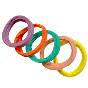 1 PCS Random Color Women Elastic Rubber Band Hair Bands Women Candy Colors Elastic Rubber Band Hair Ropes Ties