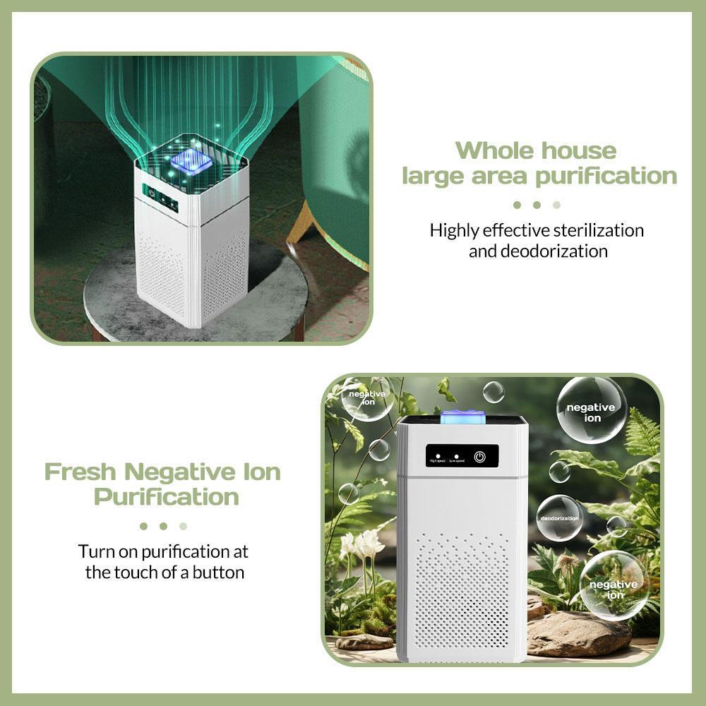 HEPA Air Purifier with Aromatherapy for Bedroom, Smoke, Pollen, Dander, 20dB, Large Room Cleaner for Office, Living Room, Kitchen, Home Use