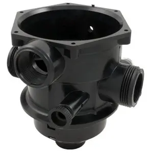 Gli Pool Products 272530 Large Noryl Heavy-Duty Diverter Valve Replacement, Clamp-Style Body with Diffuser, 2 in. Ports, PVC, 6-Position Positive-Lock Operation, 1-Piece Handle