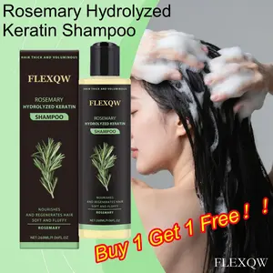 Rosemary Keratin Shampoo Set, Buy One Get One Free. Total 2 Counts/set Hair Care Products for Dry & Damaged Hair, Moisturizing, Hydrating Hair Care Products for Women & Men, Cleansing