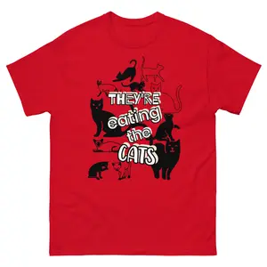 They're eating the cats