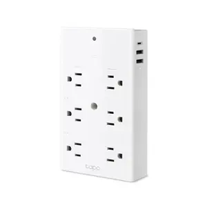 TP-Link & Tapo P306 Smart Plug Outlet Extender, Surge Protector, 18W Fast Charging, 3 Individual Smart Outlets, 1x USB-C & 2X USB-A, Smart Night Light, Works w/Apple HomeKit, Alexa & Google Home  #SummerWins #DealsForYouDays