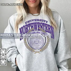 Retro Style Northwestern University (1851) Sweatshirt, Northwestern University (1851) Shirt, USA University Shirt