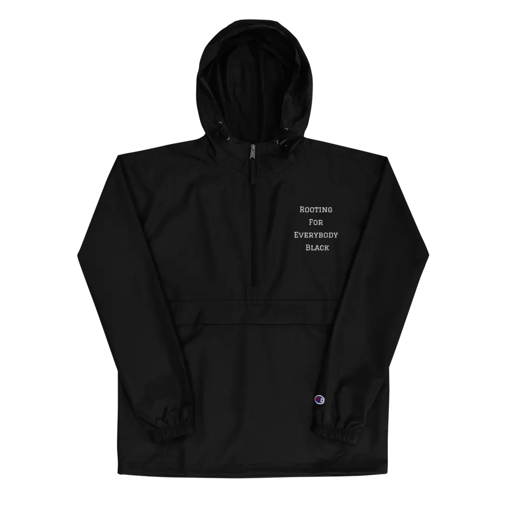 Blackout Embroidered Champion Packable Jacket