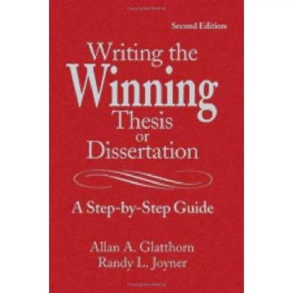 USED Book - Writing the Winning Thesis or Dissertation: A Step-by-Step Guide by Glatthorn, Allan A. (Paperback) - english
