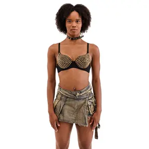 24k Fever Studded Bralette