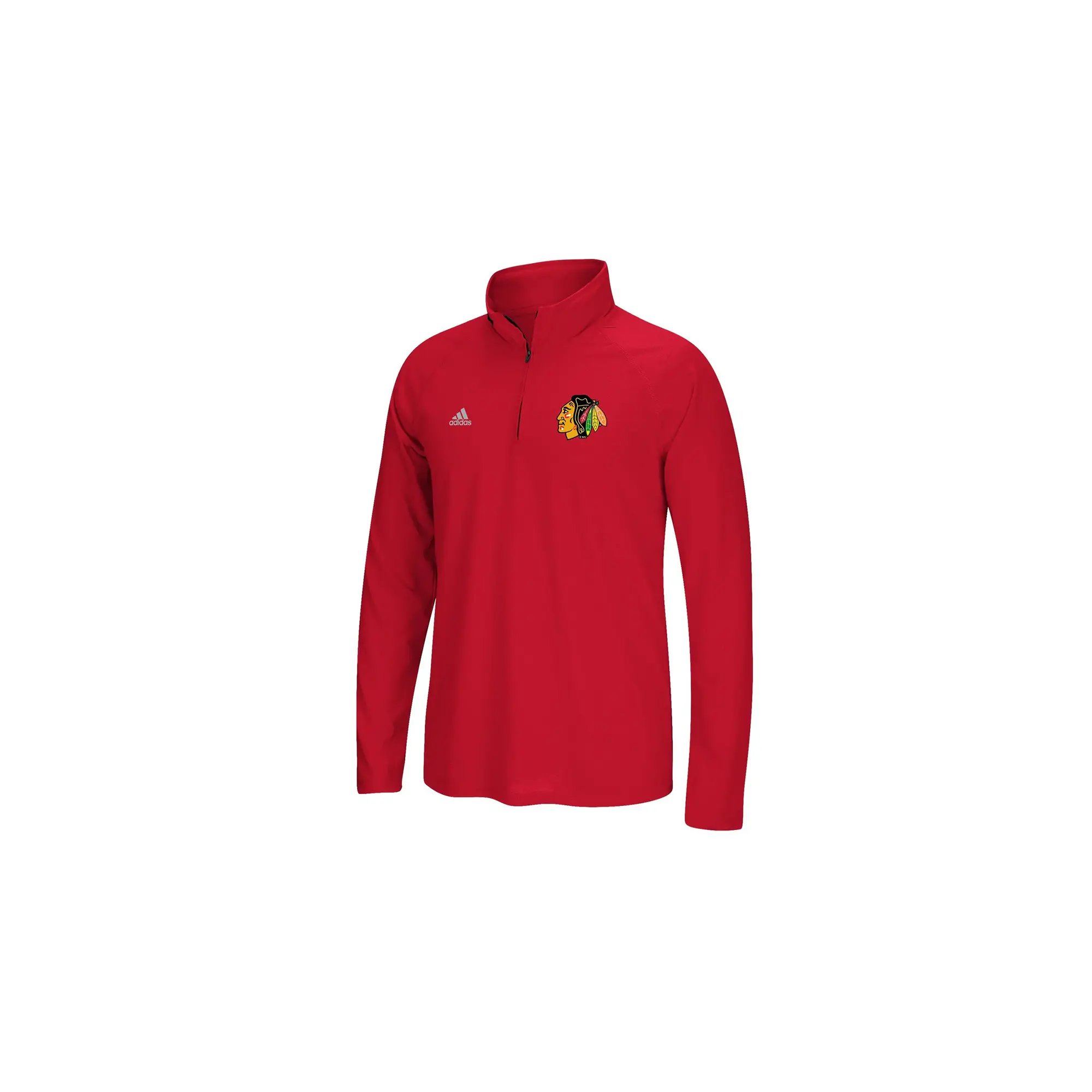 NHL Chicago Blackhawks Ultimate 1/4 Zip Tee "Red" CB7673