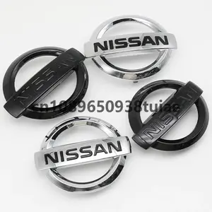 Car Grille Decoration Sticker, Compatible with Nissan Qashqai Altima Sylphy X-Trail Tiida Gtr Models, Rear Trunk Badge Accessory, Sticker For Cars