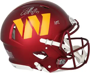 Terry McLaurin Washington Commanders Autographed Riddell Speed Authentic Helmet with "HTTC" Inscription - Fanatics Authentic Certified