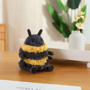 Bees Plush Toy Cartoon Insect Doll, Kids Birthday Festival Gift, April Fools' Day Halloween Decoration