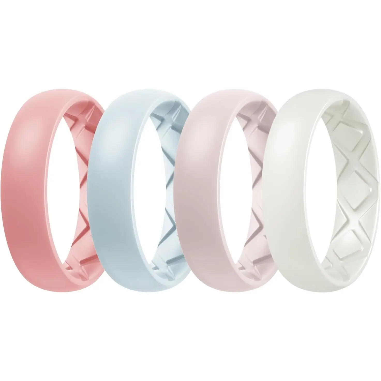 SETC2-Faint Red, Light Blue, Whitepink, Ivory