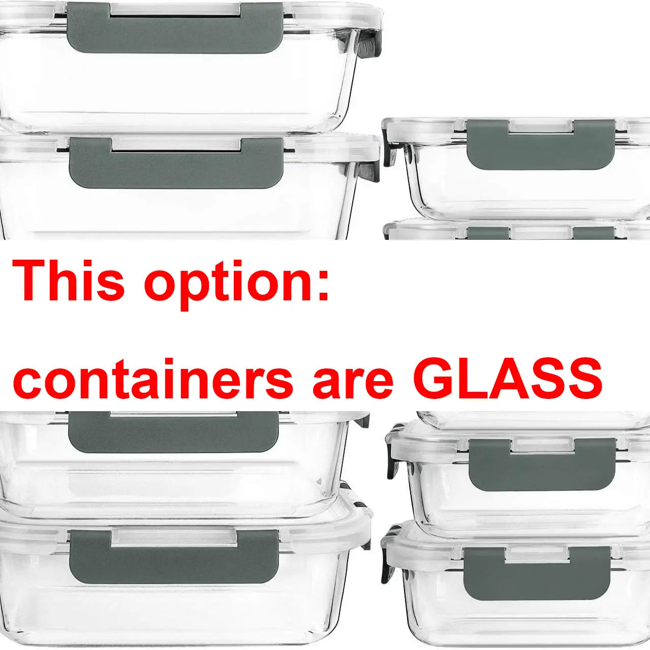 Glass - 10PACK 36oz (no divider)