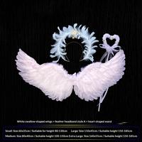 White Wings + Headband A + Heart Stick