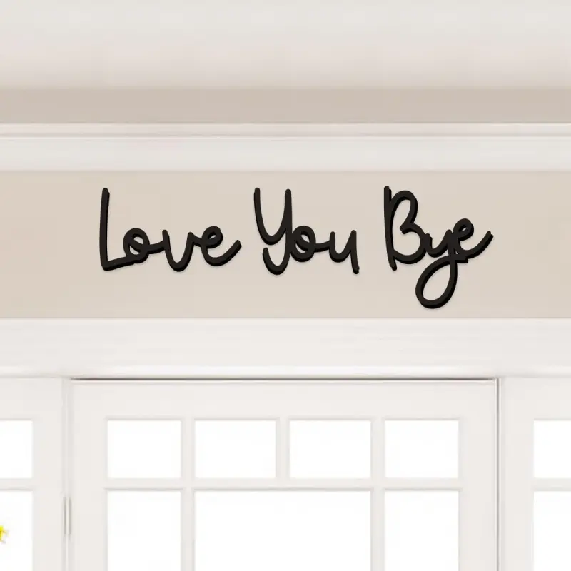 31.5" Novelty Synthetic Letter Hanging Wall Sign with Heartfelt Msg, Durable Boho Home Decor, Hallway Entryway Wall Art for Family Lovers