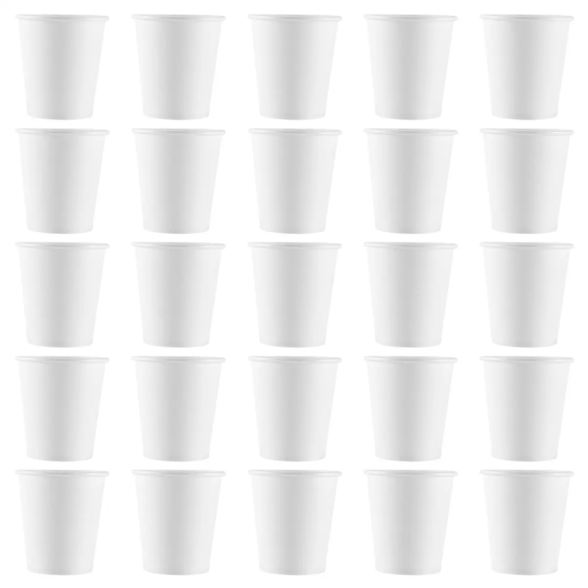 White Paper Cups, Small Disposable Bathroom, Espresso, Mouthwash Cups Dispenser, Disposable Cups, (100 Pack) 3Oz