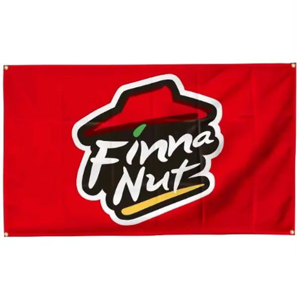 Finna Nut Meme Flag, 3x5FT Outdoor Polyester Banner with Brass Grommets, Party Decoration Supplies for Troll Gifts