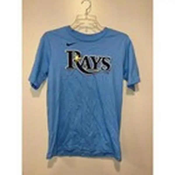 NWT The Nike Tee MLB YOUTH SZ S Rays Franco #5 Shirt 9Z3B7SAG2-TBRWF