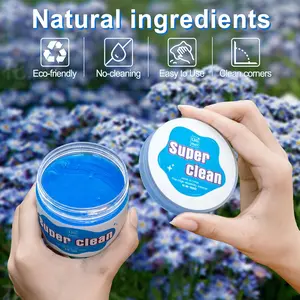 kit supply box storage pocket beverage holder funny musical instrument luxury car seat stress relief Pack Car Cleaning Gel Keyboard Cleaner Universal Auto Detailing Tools Car Interior Cleaner Cleaning Slime Dust Car Crevice Cleaner Car Accessories Keyboar