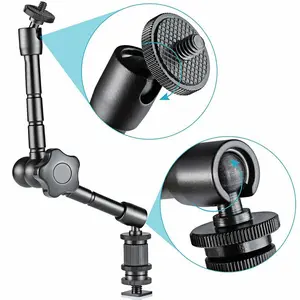 11 Inch Friction Articulating Magic Arm + Super Clamp for SLR LCD Monitor LED Flash Light Camera /LCD Monitor/LED