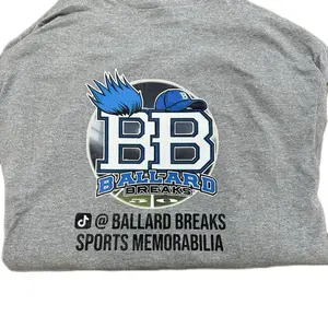 Ballard Breaks Grey T-Shirt Swag Merch