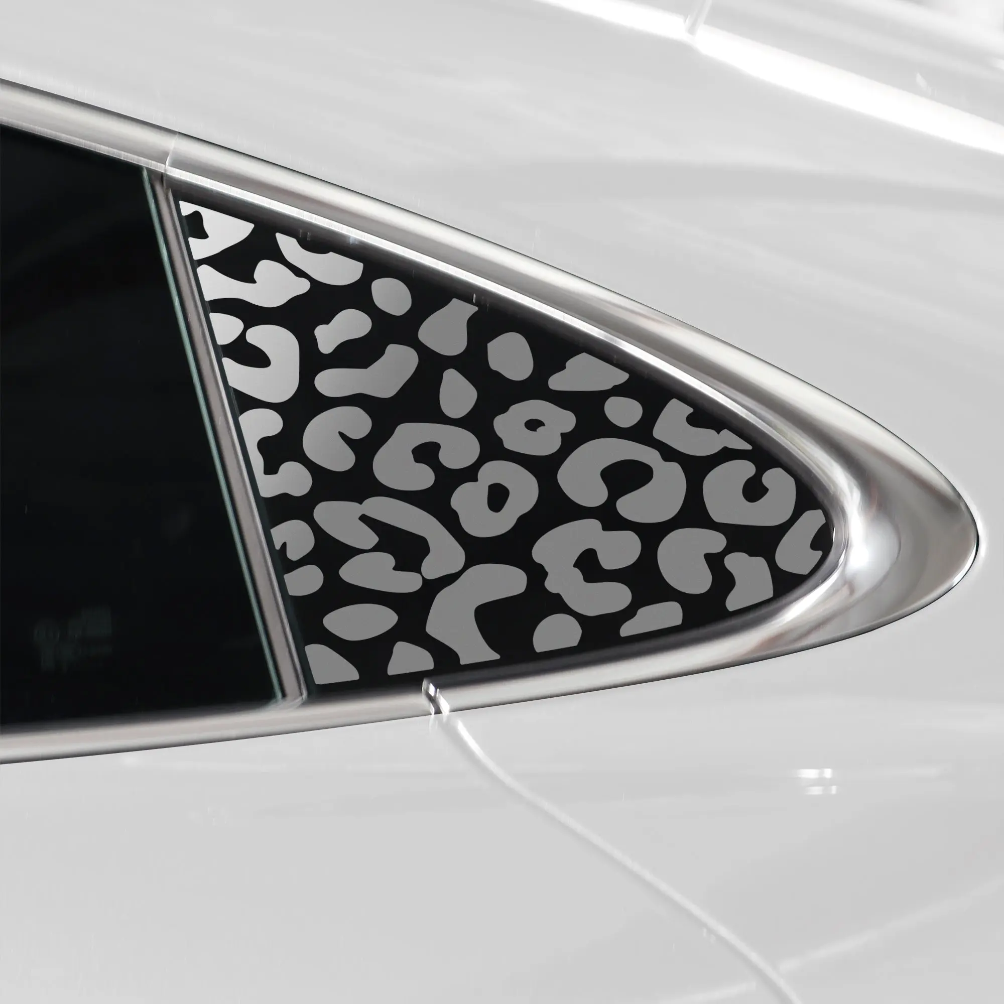 Animal Leopard Cheetah Cow Window Vinyl Decal Stickers Fits Porsche Taycan 2020-2026