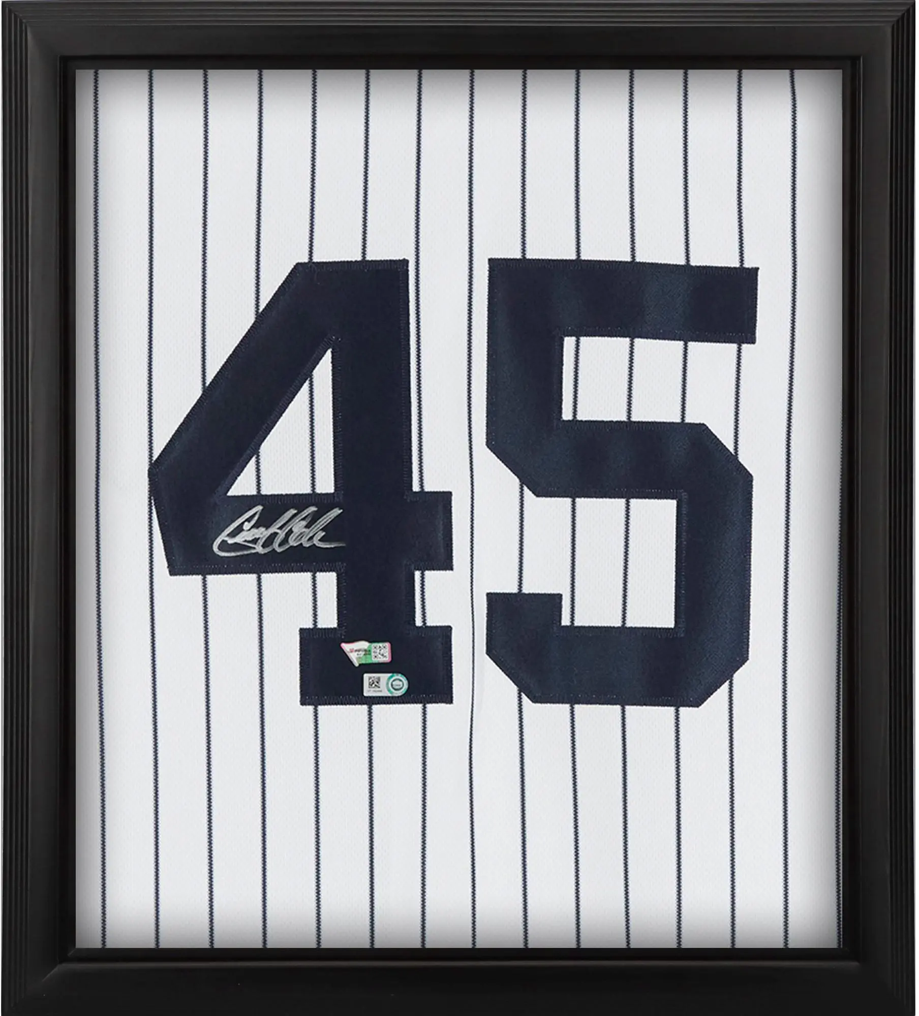 Gerrit Cole New York Yankees Framed Autographed White Nike Authentic Jersey Shadowbox - Fanatics Authentic Certified