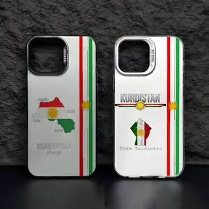 Kurdistan Flag Map Logo Phone Case,Creative For iPhone 17 16 15 14 13 12 11 Pro Max Plus Air Fan's Phone Case Cover – A Fantastic Halloween Gift! Get Ready to Celebrate in Style!