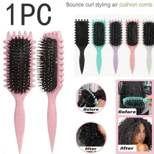 1pc 2026 New Upgraded Curling Hair Styling Brush, With Bristles And Special Designed Curling Hair Comb, Hair Curling Styling Brush, Hair Styling Tool