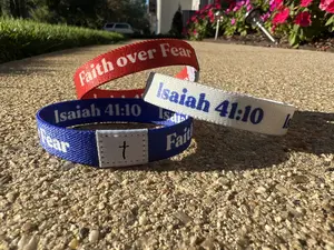 Faith Over Fear Elastic Wristband