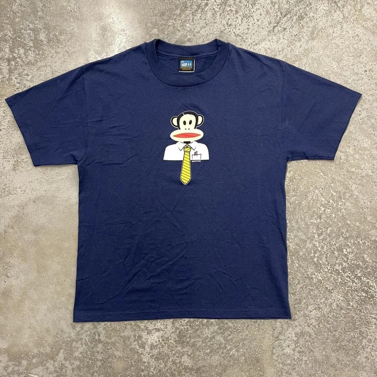 Paul Frank  Navy and Blue Baby Tee Y2k Clothing,Vintage, Streetwear