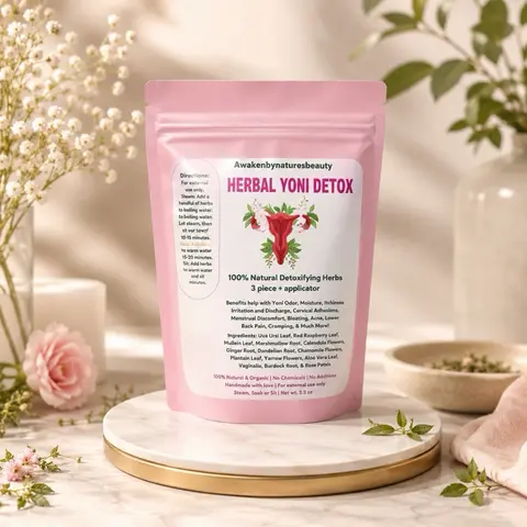 Herbal Yoni Detox Kit + Applicator  - 3 Pieces - Comfortable and Effective Formula