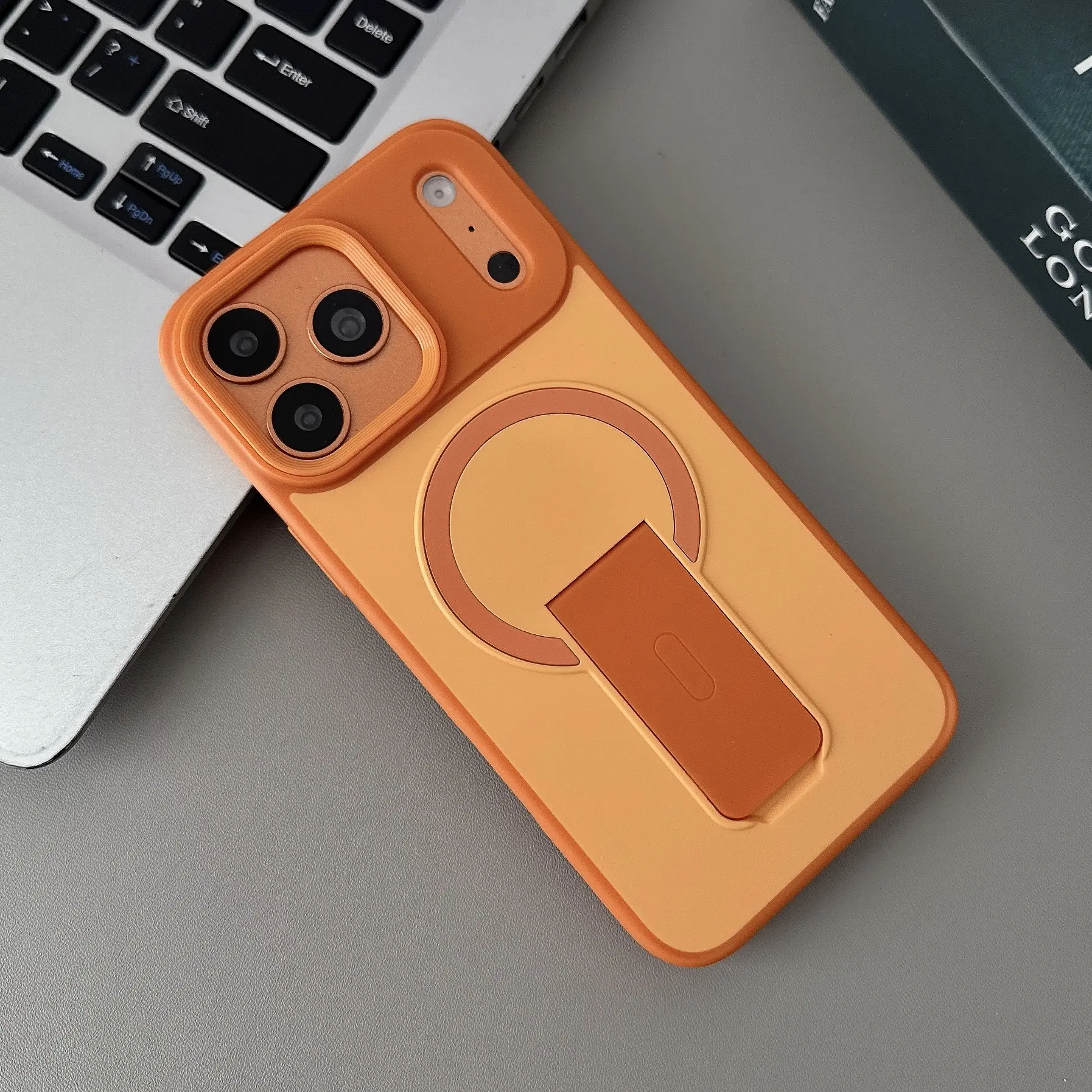 Multi functional magnetic phone case with invisible bracket, iPhone camera protection, suitable for iPhone 17 16 15 14 13 12 11 Pro Max 17 16 Air, anti drop and anti fingerprint protective cover,iphone 17 phone case,iphone 16 pro max cases, Accessories