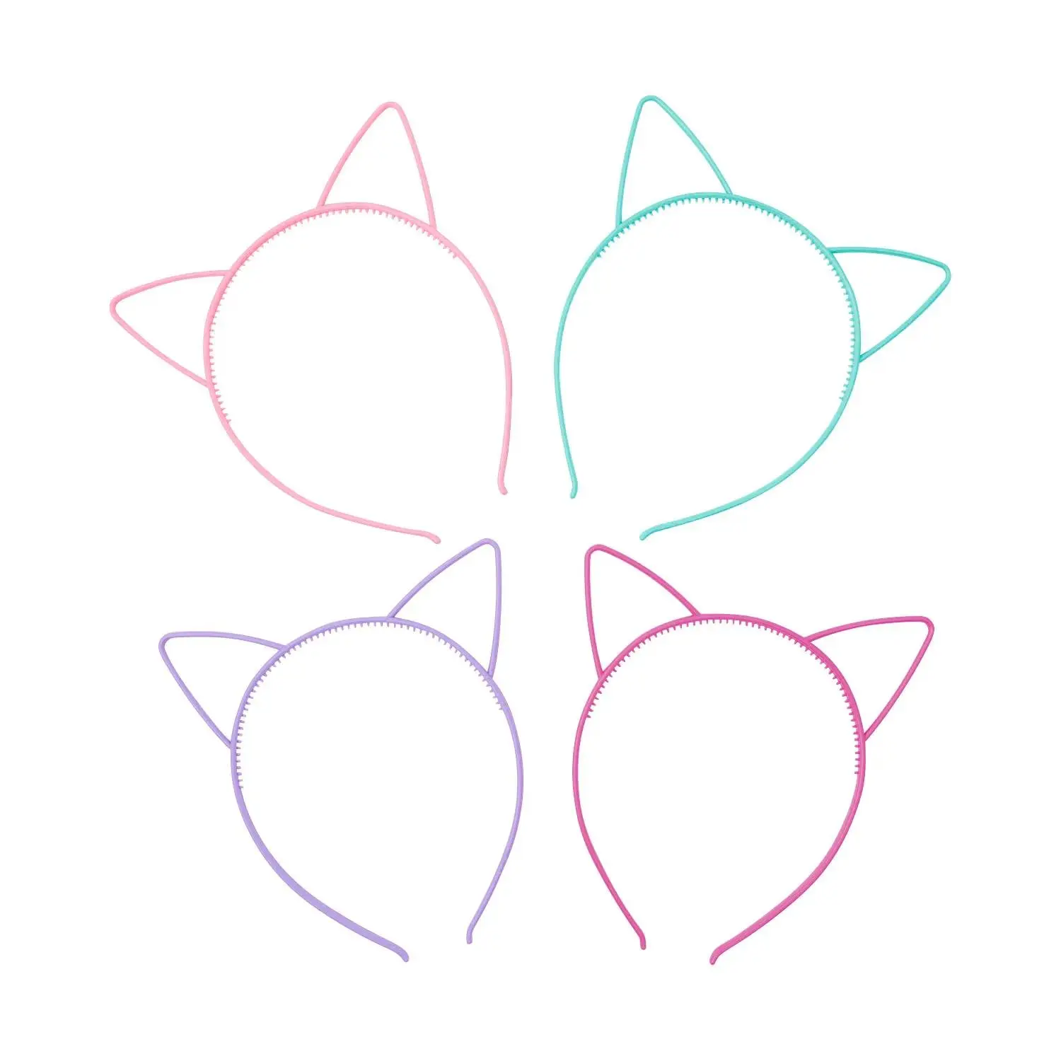 Cat Ears Headbands - 12 Pc.