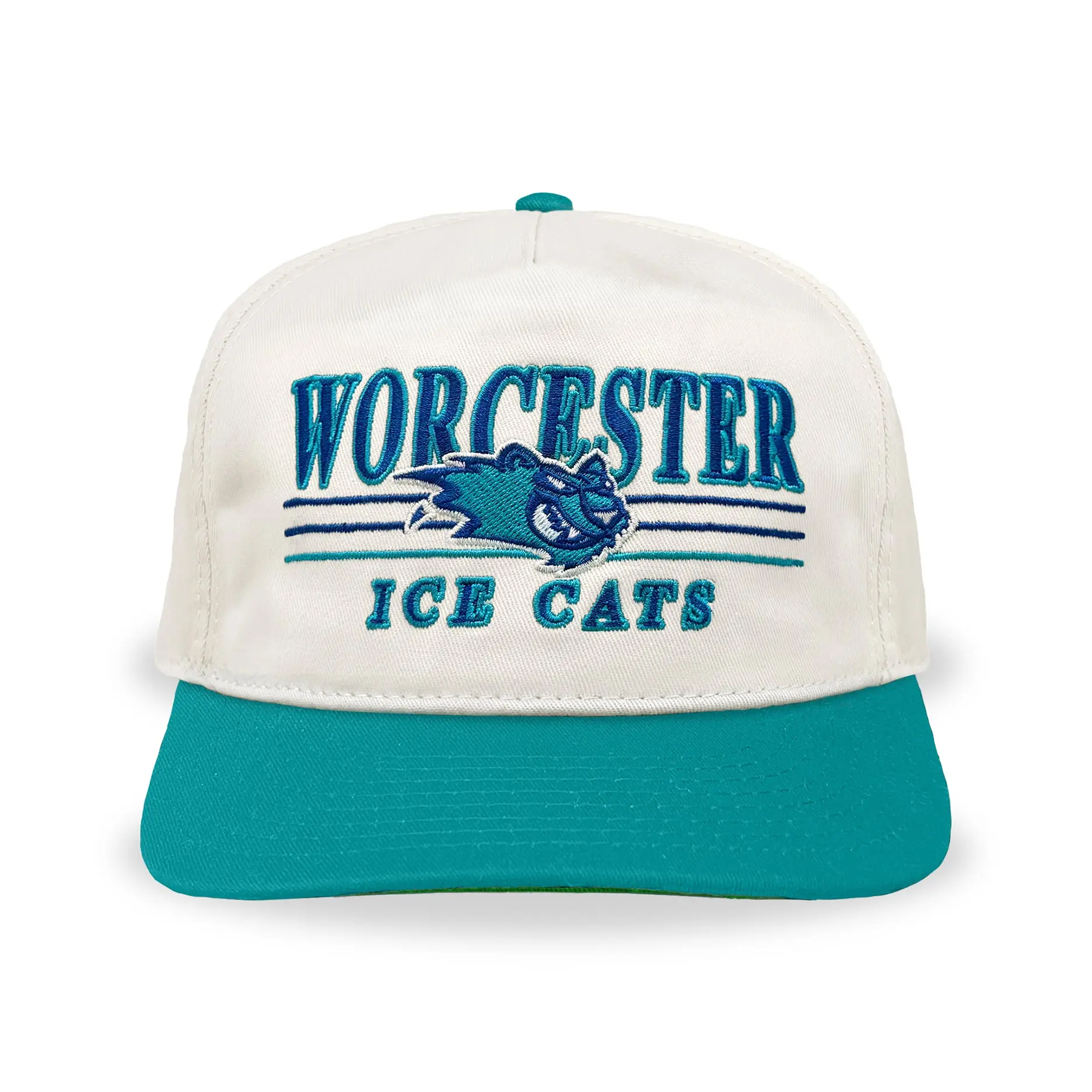 Worcester IceCats Snapback: Cream