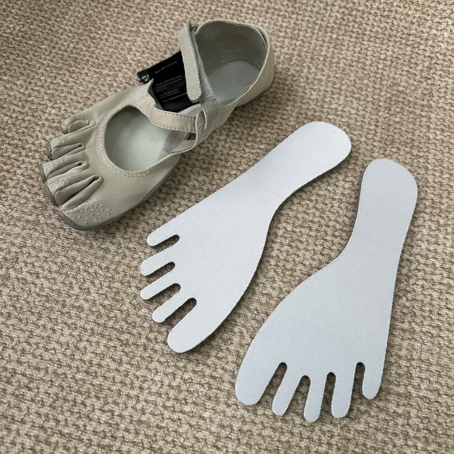 3mm Breathable Insole for Vibram Five Fingers KSO Evo Vsoul KSO Vtrain Non-slip Durable High Rebound Foam Pad USA Fast Shipping Footwear Shoe Bedroom