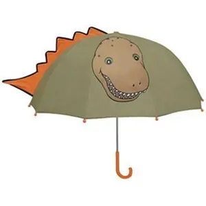 212 MAIN Child-Sized Green Dinosaur Umbrella, Rainproof Whimsical Home Supplies Umbrella, Rainproof Umbrella