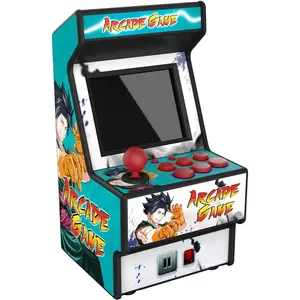 Mini Arcade Machine, Retro Gaming Console, Handheld Game Console with 156 Classic 16-Bit Video Games, 2.8 Inch Color Display, Rechargeable Battery, Support for TV Output, Birthday Present for Children