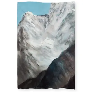 Begin Home Decor C1DCTXLWVBOQNE Twin Extra Long Emblematic Himalayan Peaks Duvet Cover - Bedroom Mountains Decor