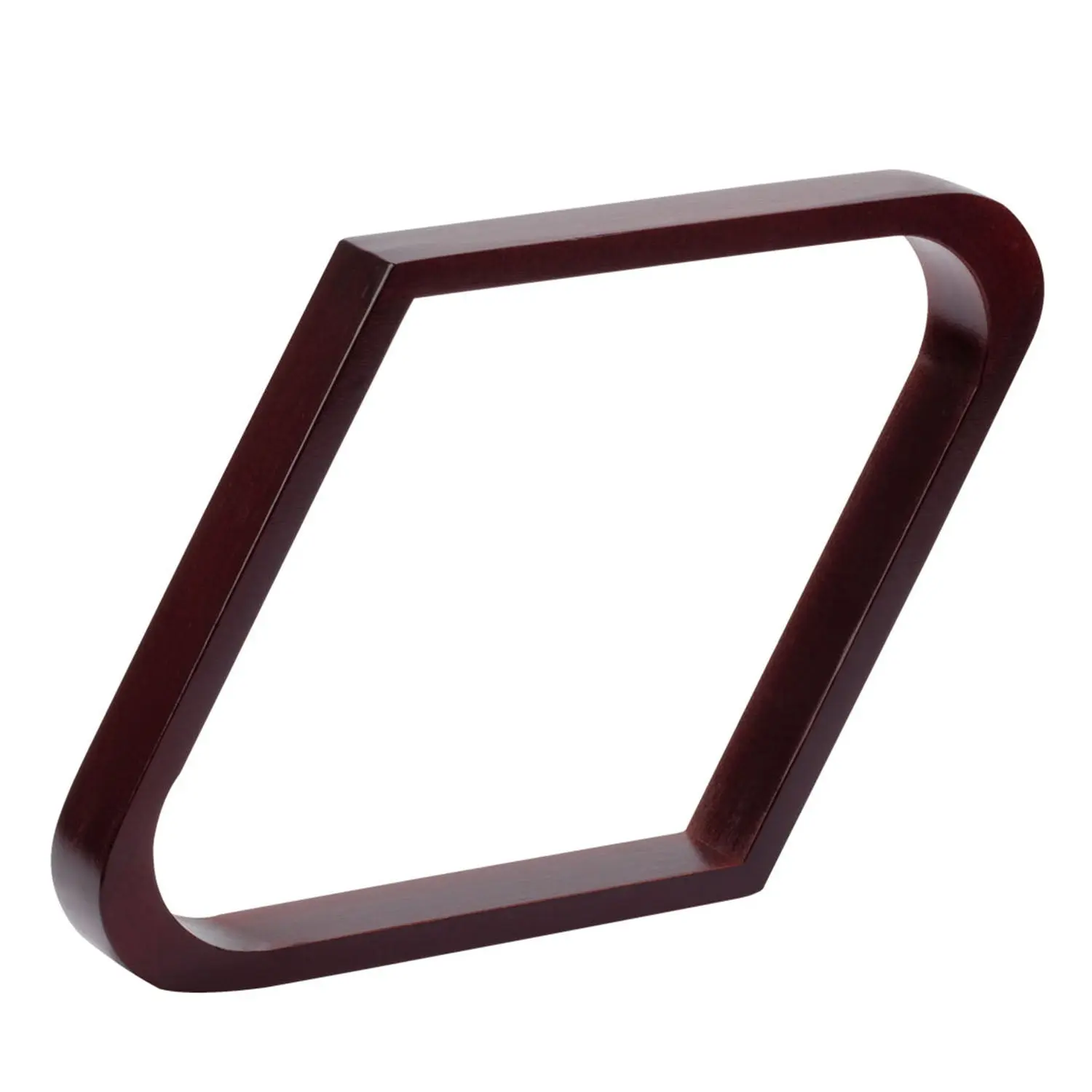 Solid Wood 9-Ball Diamond Pool Ball Rack (2 Colors)