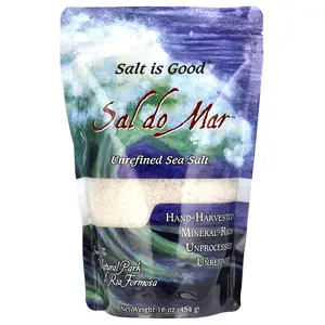 Mate Factor Sal do Mar, Unrefined Sea Salt, 16 oz (454 g)
