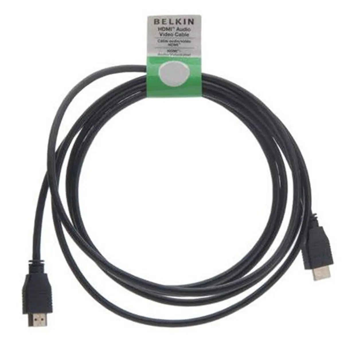 Belkin 25ft HDMI A/V Cable - Black, Accessories for Sports & Outdoor Cycling Leisure Equipment, 25-Foot Length