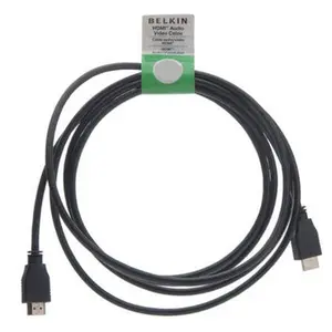 Belkin 25ft HDMI A/V Cable - Black, Accessories for Sports & Outdoor Cycling Leisure Equipment, 25-Foot Length