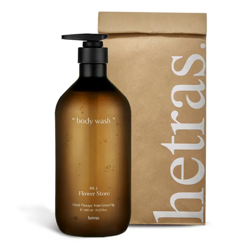 [hetras] Hotel Therapy Body Wash 1,013ml (1ea) - Luxury Scent, Low Acidity