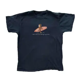 Curious George surfing monkey Baby Tee ,Y2k Tops, Woman Clothes Women's  Girl Baby Tee,Summer Outfit, Girl Baby Tee, Gift For Her, Outfits