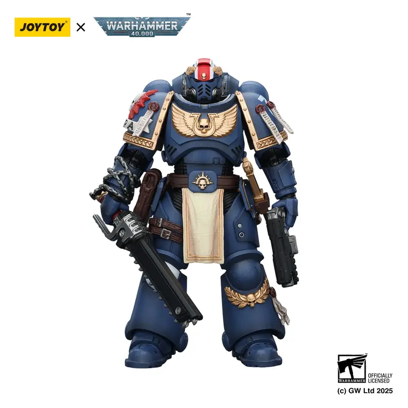 JOYTOY  Warhammer 40,000 1/18  Action Figure Ultramarines Titus with Laurels of Victory JT02779