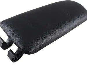 Armrest Arm Rest Center Console Lid Cover Compatible for A4 B6 B7 2001 2002 2003 2004 2005 2006 2007 2008 Leather 8E0864245E (Black)